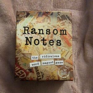 Ransom Notes Word Magnet Game Box